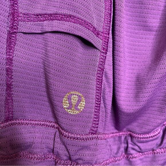 Lululemon Run Energy SL Adjustable Waist Tank Top Purple‎ Women’s Size 8 - Picture 9 of 13